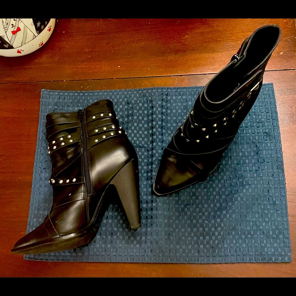 Aldo studded high ankle boot